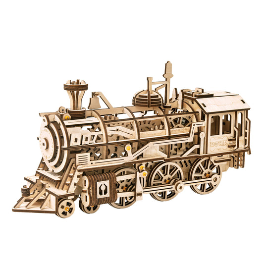 ROKR Locomotive LK701 Mechanical 3D Wooden Train Kit Model