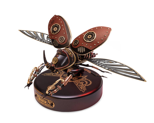 MI01 Rhinoceros Beetle ROKR Electric Insect Wooden Puzzles